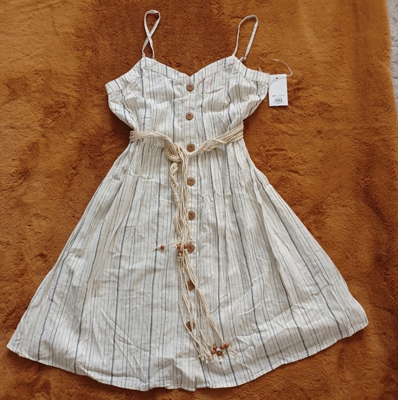 So Cotton pinstripe dress NWT - Picture 10 of 12